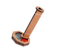 TOYANDONA Creative Refillable Wood Kaleidoscope DIY Kit for Educational Outdoor Portable Lightweight Handmade for Boys Explore Nature and Foster Imagination