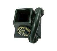 TOYANDONA Creative Retro Telephone Shaped Resin Succulent Planter Flower Pot for Small Plant Varieties, Garden Decor and Home Bonsai Container with Unique Design
