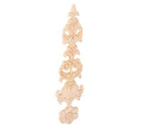 TOYANDONA Creative Wood Carved Applique Onlay Decorative Cabinet Door Overlay for Furniture Natural Wooden Carving Decals with Fine Polishing Lightweight and Easy to Install for Home Decor