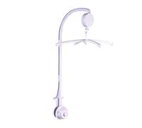 TOYANDONA Crib Mobile Bed Bell Holder Arm Bracket with Wind Up Music Box Sturdy Rotate Lullaby Melody for Newborns and Boy Girl
