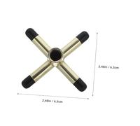 TOYANDONA Cross Shaped Pool Cue Holder Billiard Stick Rest Alloy Rack for Snooker and Pool Tables Ergonomic Stable Design for Clubs Bars and Game Rooms