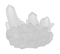 TOYANDONA Crystal Aquarium Rocks Fish Tank Ornament Artificial Crystal Decor for Betta Tank Cluster for Winter Fairy Garden Accessories