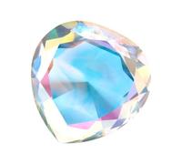 TOYANDONA Crystal Glittering Diamond Hand Model Display Prop for Nail Art Decoration, 8cm Heart-shaped Fake Diamond, Shining Brightly for Home and Desktop Decoration
