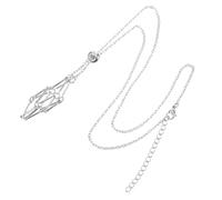 TOYANDONA Crystal Pendant Necklace Cord DIY Empty Stone Holder Cage for Crystal Jewelry Suitable for Making Carnelian Pendant Necklaces Holder