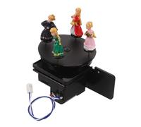 TOYANDONA Cuckoo Clock Rotating Part Plastic Decorative Platform Replacement Accessory for DIY Cuckoo Clock Figurine Drive Assembly