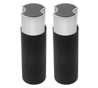TOYANDONA Curtain Cord Weights 2Pcs with Weighted Blind Pull Handles, Black Pull String Pendants for Vertical and Roller Window Blinds, Windproof Design