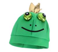 TOYANDONA Cute Frog Shaped Hat for Halloween and Cosplay Versatile Costume Headgear for Adults for Themed Parties and Stage Performances Inclusive Sizing Whimsical Design