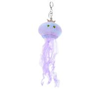 TOYANDONA Cute Plush Octopus Keychain with Ribbon Hanging Decoration Lightweight Stuffed Animal Charm for Backpack Home and Ornament Soft Keyring Gift for Friends and Family