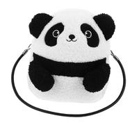 TOYANDONA Cute Plush Panda Shoulder Bag Large Capacity Tote for Women Travel Shopping Daily Use with Versatile Carrying Options and Eye-catching Animal Design