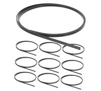 TOYANDONA Decorative Trim Edge Strips for Acoustic and Classical Guitars Easy Installation Guitar Edging Purfling Strips 10pcs Black Abs Versatile Usage for Musical Instruments