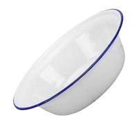 TOYANDONA Deep Enamel Baking Dish Heavy-Duty Vintage Plate with Robust Sturdy Enamel Oven-Safe Deep Capacity for Pies Cakes and Roasting Classic Retro Design for Kitchen Use