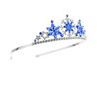 TOYANDONA Delicate Crown Headdress Alloy Snowflake Headband Comfortable Safe Material Christmas Decoration Use for Boys and Girls Holiday