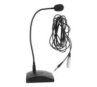 TOYANDONA Desktop Conference Microphone High Sensitivity Capacitive Mic Wired Gooseneck Design for Meetings Presentations and Live Streaming for Office Use and