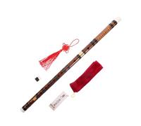 TOYANDONA Detachable Bamboo Flute for Beginners Chinese Style Instrument Portable Design for Practicing and Learning Antique Finish for Adults and Students