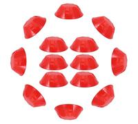 TOYANDONA Detector Cover with User-friendly Design 20pcs Plastic Red with Dust Prevention and Reduced False Alarms, Protective Alarm Guard User-friendly Design for Fire and Detectors