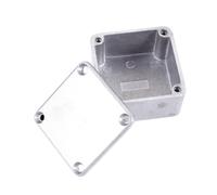TOYANDONA Diecast Aluminum Guitar Pedal Box 1590lb 50x55x31mm Stomp Effect Enclosure Project Case for Guitar Effects and Electronics