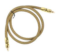 TOYANDONA Digital Optical Audio Cable and Wide Compatibility 1m with Golden Square Head, Featuring Physical Insulation Layer Made of Sturdy Pvc and Nylon Materials, for Tv Optical Audio