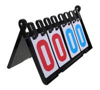 TOYANDONA Digits Portable Score Keeper for Tabletop Sports Lightweight Flip Scoreboard with Clear Visible Numbers for Basketball Soccer Tennis Volleyball Badminton Games