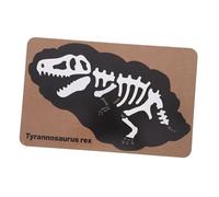 TOYANDONA Dinosaur Fossil Bone Wooden Puzzle Educational Learning for Years Natural Wood Dino Skeleton Puzzle Cognitive Development and Cooperative Play