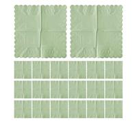 TOYANDONA Disposable Made from Virgin Wood Pulp Wedding 100pcs Napkins Highly Absorbent 2 Ply Scalloped Paper Napkins and Wedding, Anniversary Spring Party