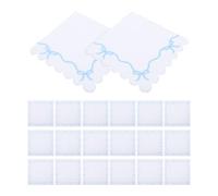 TOYANDONA Disposable Paper Napkins Party Table Napkins 40pcs with Elegant Bow and Scalloped Edge Design, Safe Wiping for Holiday Luncheons or Dinner Occasions
