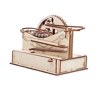 TOYANDONA DIY 3D Wooden Marble Run Puzzle Toy for Boys and Girls Educational Track Game Balls Learning Activity