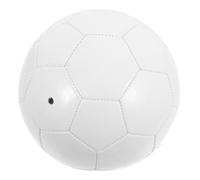 TOYANDONA DIY Blank Soccer Ball for Crafts White Football for Painting and Safe Football for Training Outdoor Activities Autograph Signature and Adults Craft Project