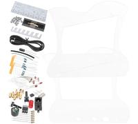 TOYANDONA DIY Electronic Harp Soldering Kit for Learning Project Wear-resistant Musical Instrument Parts with Safe Lightweight Components Resonance Sound for Creative Electronics Crafting