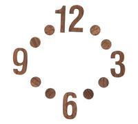 TOYANDONA DIY Wall Clock Numerals Kit with Silent Movement Hands Replacement Parts Arabic Numbers for Clock Repair and Home Office Wall Hanging Durable Scale Accessories and Decoration