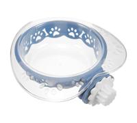 TOYANDONA Dog Detachable Feeder Dog Bowl Prevents Spills Safe for Pets Plastic Heart-shaped Bowl for Serving A Single Meal at Home Decor Suitable for Pet Owners