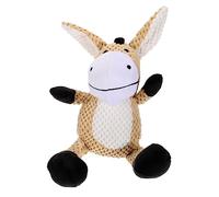 TOYANDONA Dog Plush for Dogs Interactive Teething Donkey Pet Chew with Squeaky Sound Durable and Fun Molar for Puppies Keeps Pets Engaged and Furniture Protected