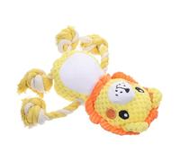 TOYANDONA Dog Tug Toy Tough Squeaky Chew Toy for Aggressive Dogs Pet Supplies at Home