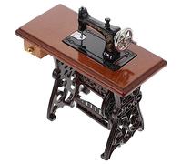 TOYANDONA Dollhouse Sewing Machine 1/12 Scale Sewing Machine Miniature Dollhouse Furniture for Vintage Dollhouse Decoration Accessories