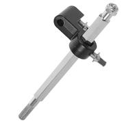 TOYANDONA Double Bass Drum Pedal Beater Clamp Replacement Metal Connecting Rods for Percussion Instruments Beater Holder Clips for Drum Accessories and Double Pedal Use
