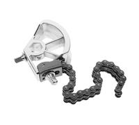 TOYANDONA Double Chain Drive Bass Drum Pedal for Drum Set and Electric Kits Smooth Stable Action with Easy Installation Kick Pedal Replacement Part for Jazz Rock Pop Drummers Silver