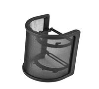 TOYANDONA Double Layer U Shaped Microphone Wind Screen Filter Noise Reduction Cover for Recording Streaming Wire Mesh Pop Filter Protects Mic From Saliva and Breath Interference Easy to