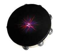 TOYANDONA Double Row Hand Held Tambourine Boy Girl Musical Instrument for Beginners for Stage Parties and Classroom Music Events Material Easy to Use Great for Developing Musical Skills
