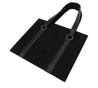 TOYANDONA Double Wine Bottle Carrier Bag with Carry Handle Black Felt Red Wine Storage Tote for Bars and Home Practical and Space-Saving Gift for Parties and Festivals