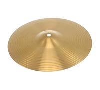 TOYANDONA Drum Cymbal Brass Crash Ride Hi-Hat Cymbals for Drums Old School Sound Music Instruments Percussion Players Beginners Golden Finish