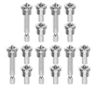 TOYANDONA Drywall Screw Setter Drywall Screw Bit Chrome-Vanadium Steel Silver Non-Slip Design Strong Hardness