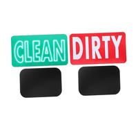TOYANDONA Dual Side Magnetic Indicator Sign for Dishwasher and Laundry Easy Flip Clean Dirty Magnet for Fridge and Washing Machine Hold Convenient Use