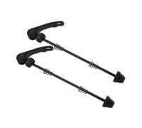 TOYANDONA Durable Alloy Bike Locking Skewer with Springs Wear Resistant Quick Release Lever for Mountain and Trekking Bikes Front and Rear Wheel Locking Skewers Theft Bicycle Wheel Parts