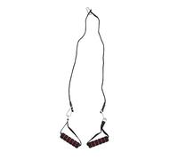 TOYANDONA Durable Fitness Pulley Cable Resistance Bands with Tricep Pulldown Attachment for Muscle Training Lightweight Portable Exercise Equipment for Home and Gym Workouts