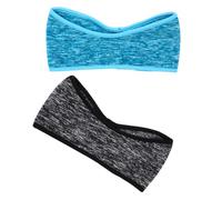 TOYANDONA Ear Warmer Headbands Warm Earmuffs 2pcs for Men and Women, Polyester Running Headband with Comfortable and Secure Fit for Cold Weather Outdoor Sports Activities