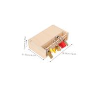 TOYANDONA Early Education Educational Luggage Locks with Key Mini Lockers Practical Life Montessori Materials Lock with Key Montessori Practical Life Metal