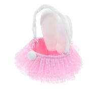 TOYANDONA Easter Bunny Ear Basket Adorable Multi-use Storage for Toys Candies and Essentials for Picnics and Home Capacity Woven Design