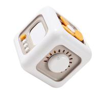 TOYANDONA Educational Busy Cube for Sensory Activity Cube Enhancing Fine Motor Skills and Cognitive Development Safe Material Travel Learning for Early Childhood