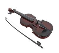 TOYANDONA Educational Children’s Violin Toy Musical Instrument Plastic Strings Small Size Adjustable Sound Simulation for Kids Learning and Play 39x14x6.5cm Random Color
