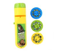TOYANDONA Educational Projection Flashlight Toy for Kids, Yellow Plastic Material with No Burr and Adjustable Pattern Definition, Interactive Toy for Hands-On Learning and Play