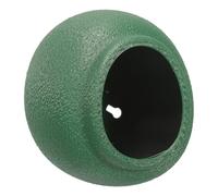TOYANDONA Egg Shaped Green Frog Habitat Terrarium with Suction Cups for Turtle and Toad, Plastic Ventilated Design and Spacesaving Frog Tank Accessories Suitable for Rooms and Biological
